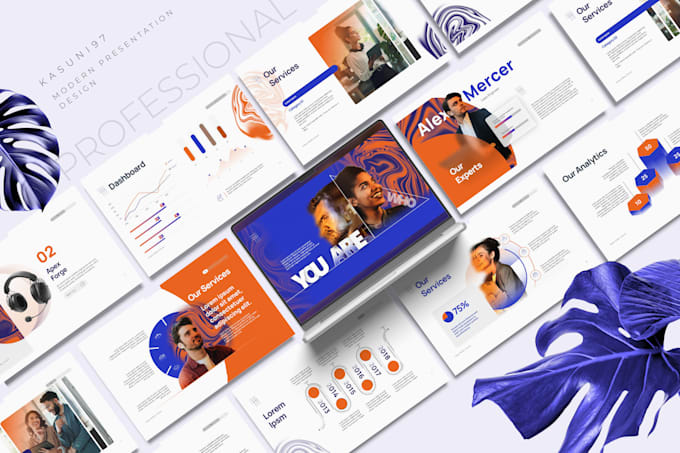 design a professional powerpoint presentation for your business or startup