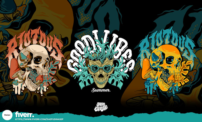 design illustration for your clothing etc