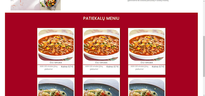 Create static website with html, css and js by Metriksonas | Fiverr