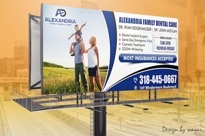 design billboard, banner and poster for you