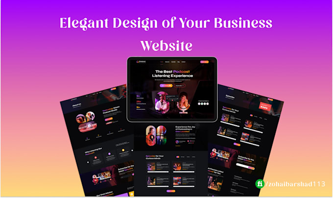 design an elegant responsive business wordpress website