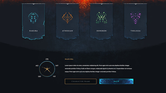 design game UI for your game development