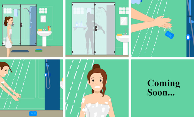 create scroll stopping storyboard illustration for facebook ads