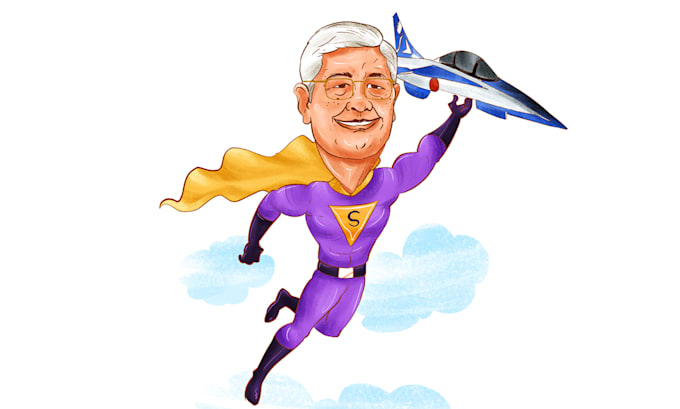 make cartoon illustrations for you