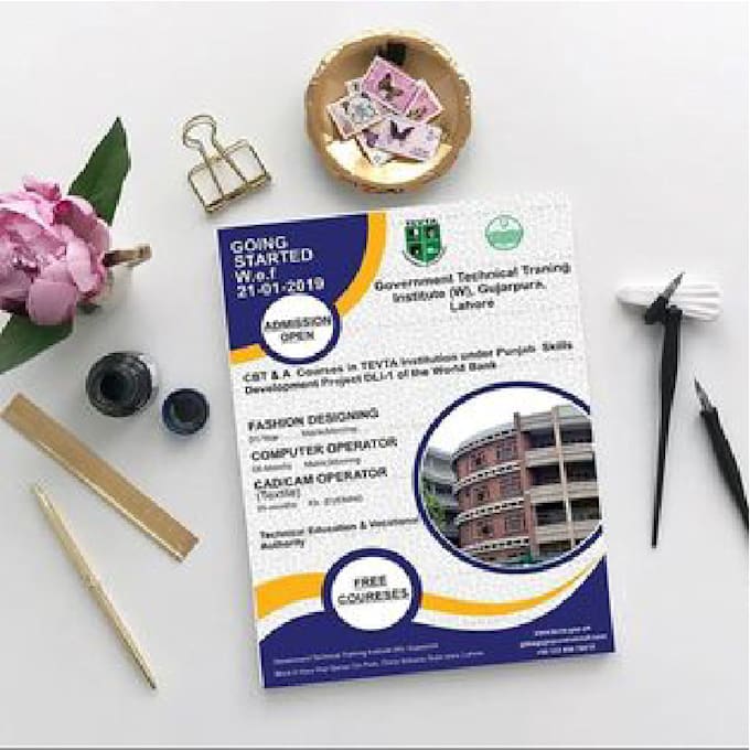 design flyers , posters, flexes, standee and banners etc