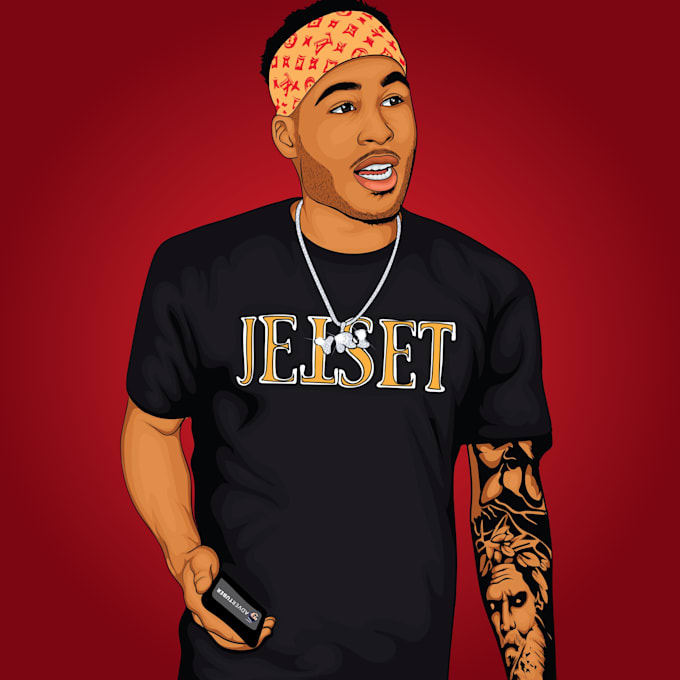 draw awesome cartoon portrait in 48 hrs