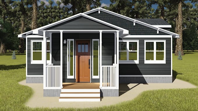 do 3d modeling and rendering for your architectural projects
