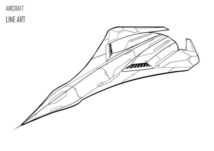 create aircraft concept art for you