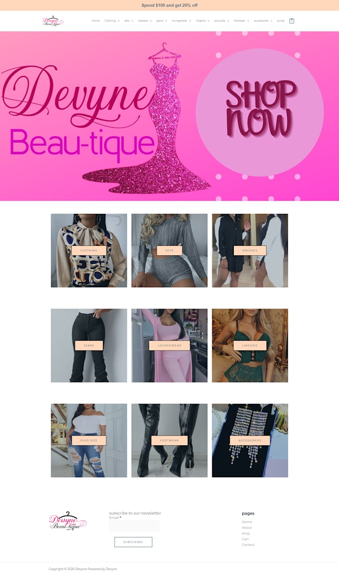 create ecommerce wordpress website for you