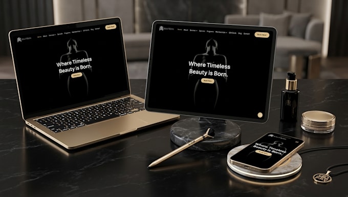 do web design and build a premium responsive wordpress website