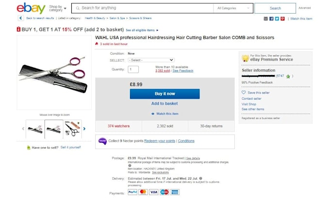 upload products on ebay with SEO title and description