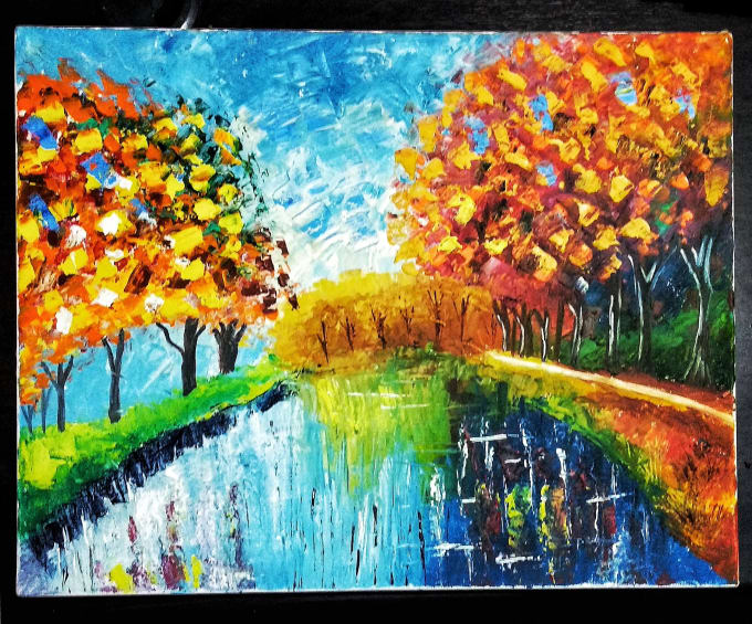 Hand Paint A Custom Piece Of Art On Canvas Or Paper By Anjusminasharma