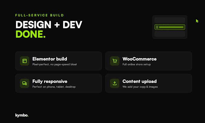 design a wordpress website with elementor that converts