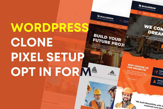 create wordpress website or landing page design using elementor