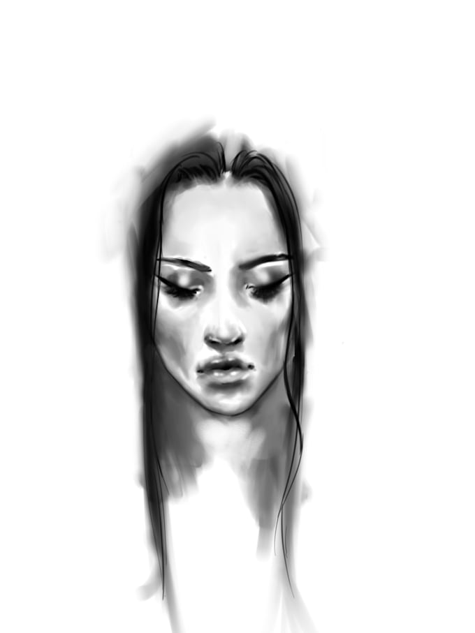 draw a realistic portrait