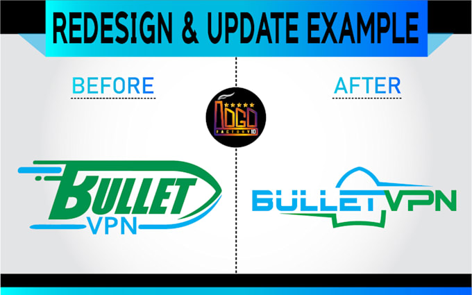 redesign edit or update your logo creatively within 2 hours