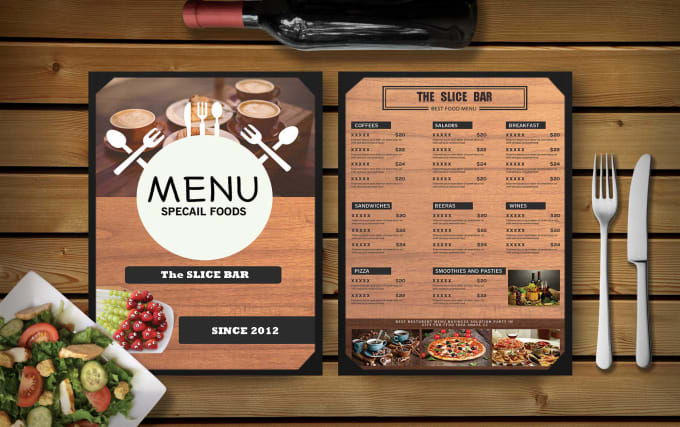 Do modern design menu,restaurant menu or food menu by Adinyoung | Fiverr