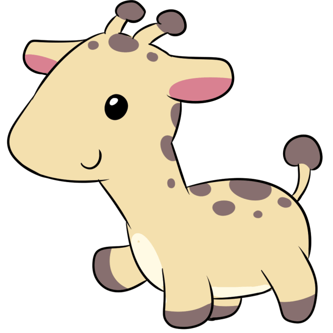 Color Simple Cute Animal Drawings / Draw A Simple Cute Cartoon Unicorn