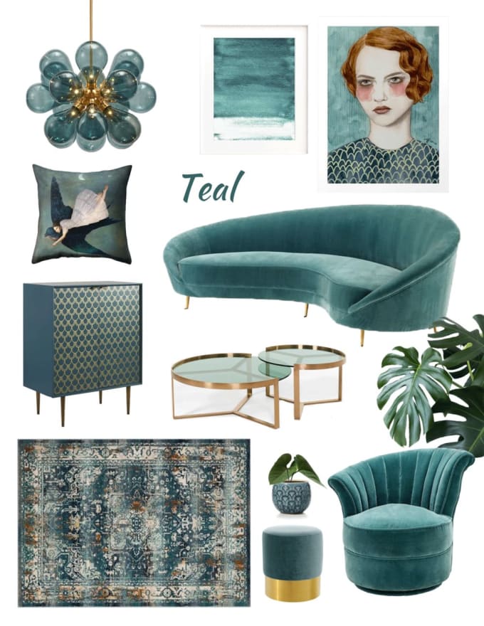 Do highly professional interior design mood boards by Has5am | Fiverr