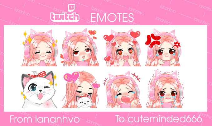 create custom twitch emotes and sub badges special for you