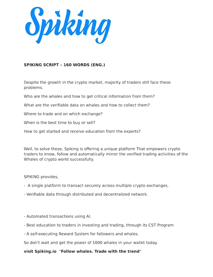 Write a creative script for your video by Videoshark | Fiverr