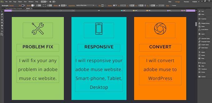 convert adobe muse to wordpress