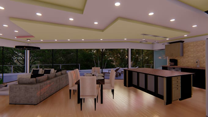 design your furniture and ceiling and 2d, 3d floor plan