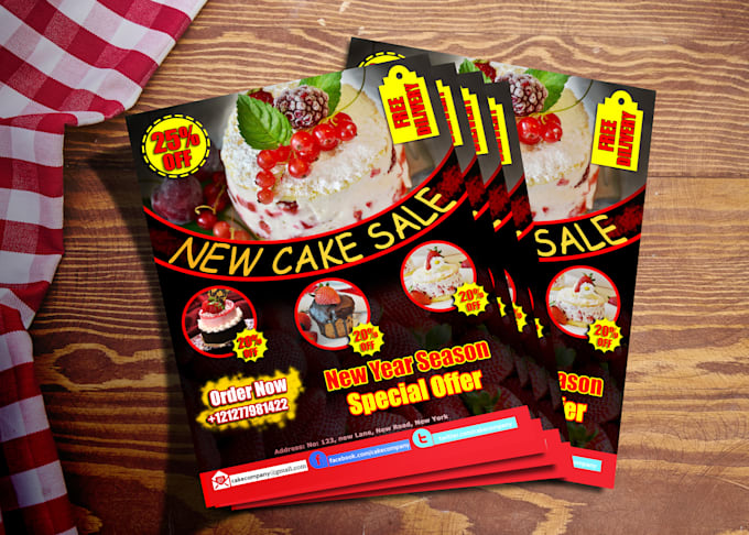 create unique flyer, poster, banner