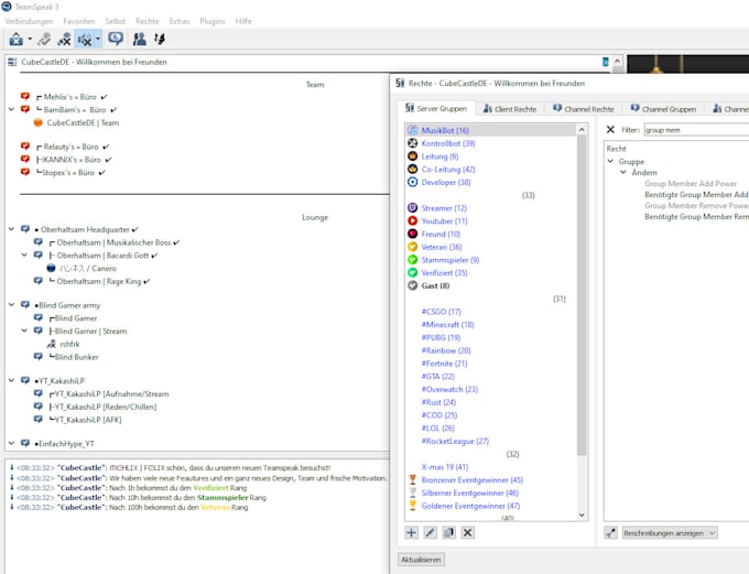 Set Up Your Teamspeak Server Permissions And Channels By Mehlix