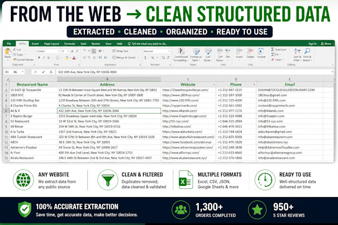 do web scraping, data extraction and python automation