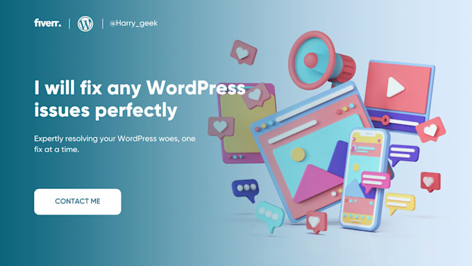 fix any wordpress issues perfectly