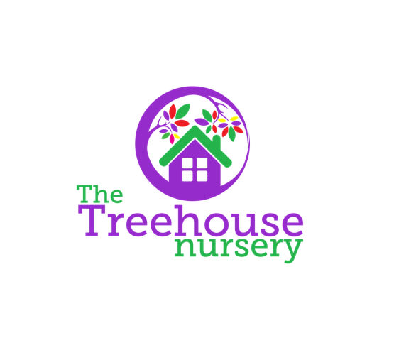 design fascinating tree house nursery logo