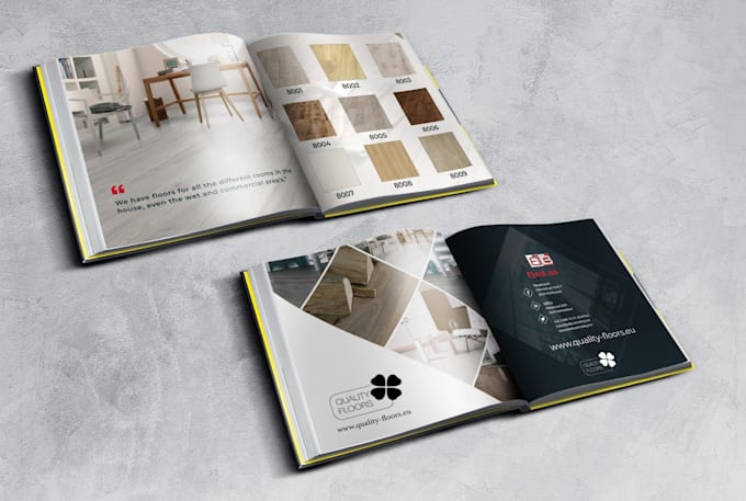 design catalog, portfolio, brochure etc using indesign
