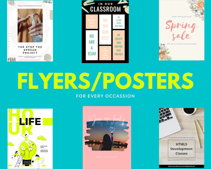 create custom based digital posters for any occasion