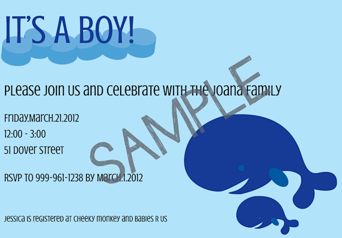 create A Baby Shower Invite