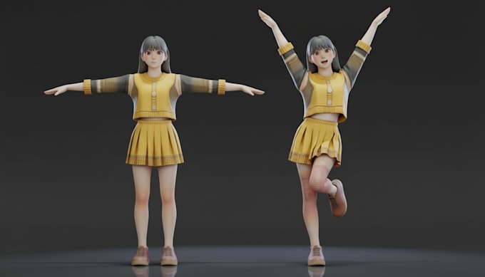 do 3d modelling, rigging and animation in blender or maya