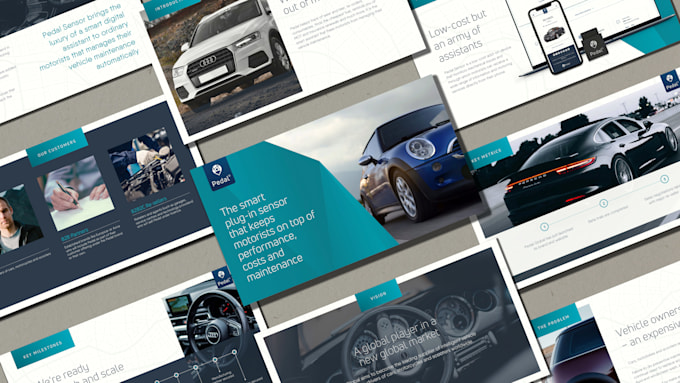 write design investor pitch deck powerpoint presentation design