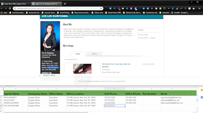 do any type of data collection, data gathering, data entry