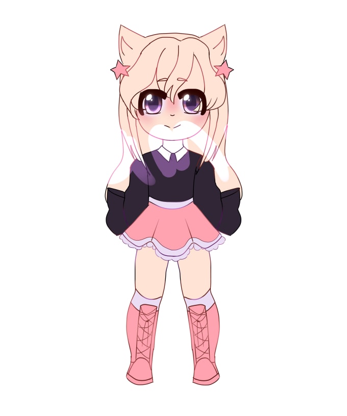 Make a gacha life edit for you, or draw your oc this style by Saltypumpkin1