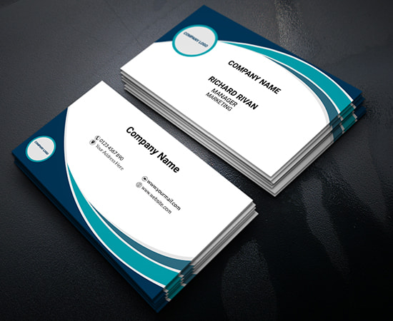 do modern minimalist business card within 24 hrs