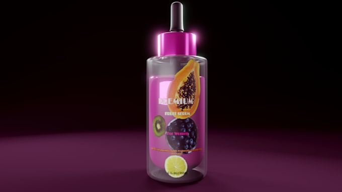 do 3d product visualization, design, box, tube, bottle, cup