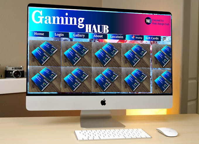 Create your own gaming website by Web_design_hub5 | Fiverr