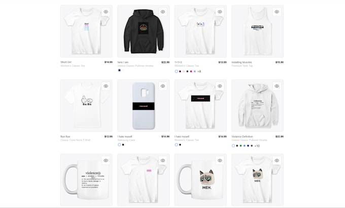 set up your teespring shop and add products