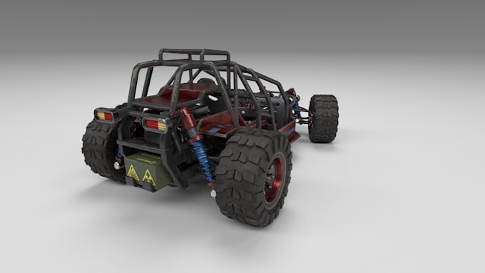 create 3d model of customized vehicles for your games