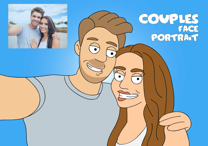 draw you as a family guy cartoon character