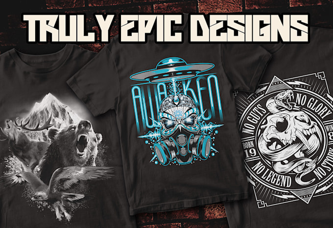 create a mesmerizingly awesome t shirt design for you