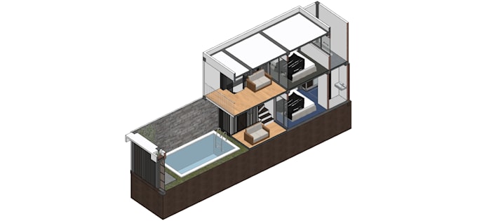 make 3d model of your plan in archicad and sketchup