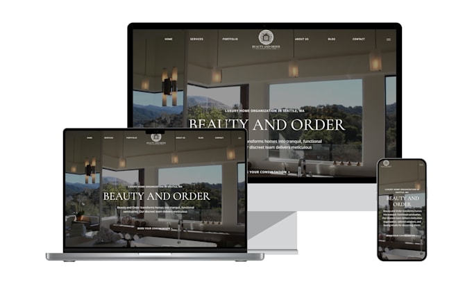 make custom ultra modern premium and responsive full website creation