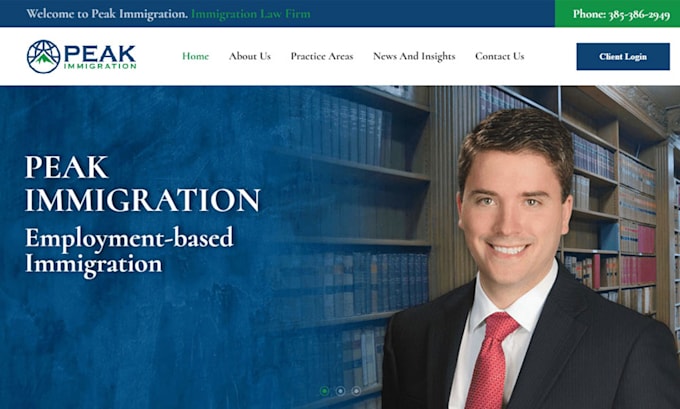 build a professional law firm, attorney, and lawyer website development