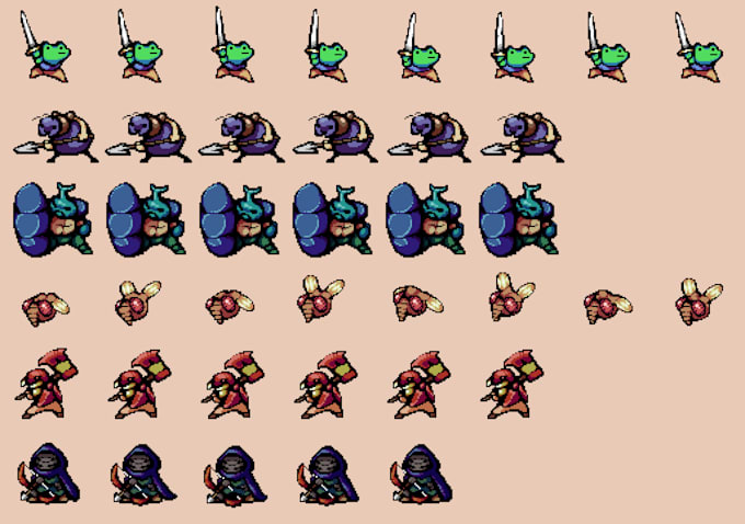 make pixel art and animations for you